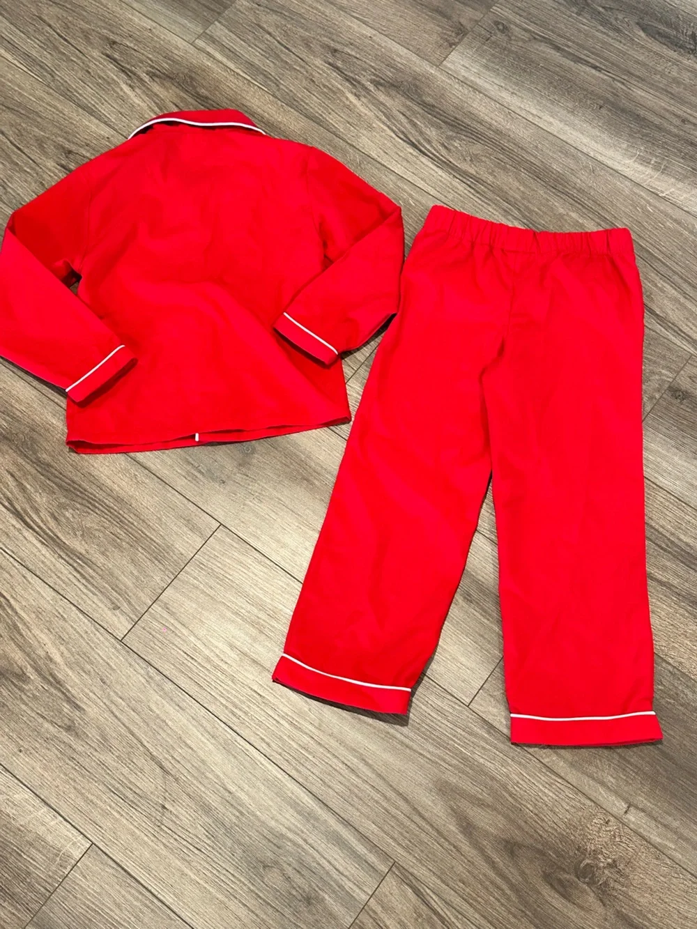 The Beaufort Bonnet Company Locks Little Man Pajama Set Red Kids (6)